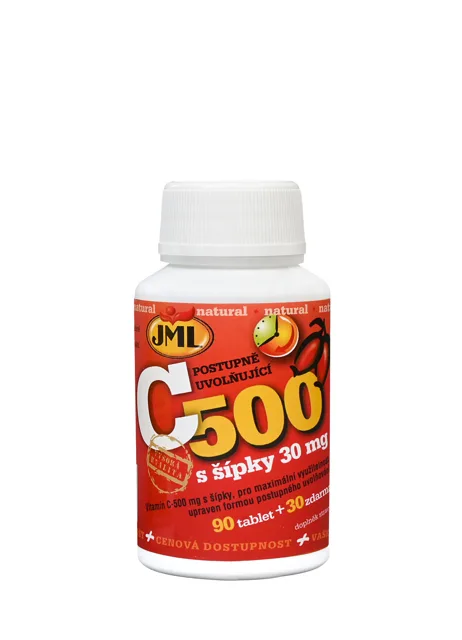 JML Vitamin C tbl.120x500mg postupným uvolňováním s šípky