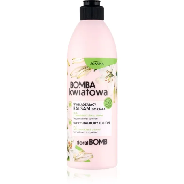 Joanna Floral Bomb Smoothing zjemňující tělové mléko Lily 500 g