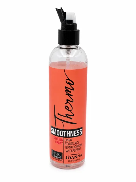 Joanna Thermo Smoothness – stylingový termo ochranný sprej na vlasy, 200 ml (poškozený aplikátor)