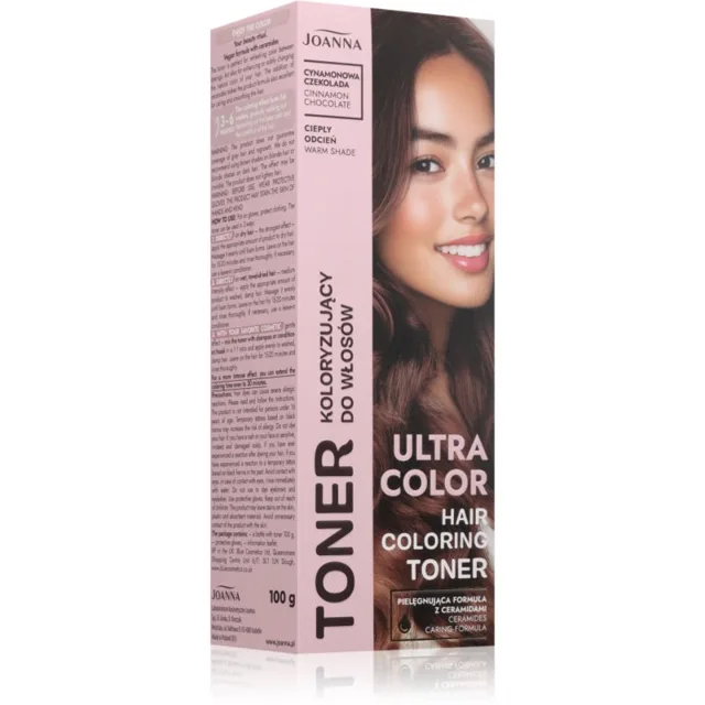Joanna Ultra Color barevný toner odstín Cinnamon Chocolate 100 g