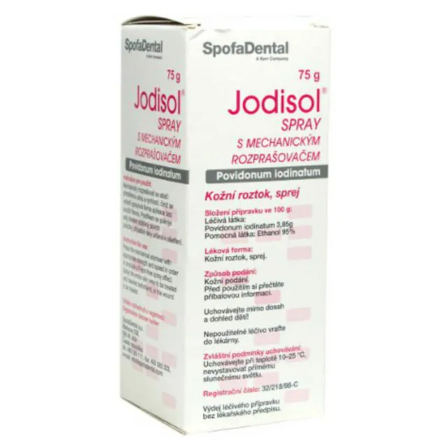 JODISOL Kožní roztok, sprej s mechanickým rozprašovačem 75 g