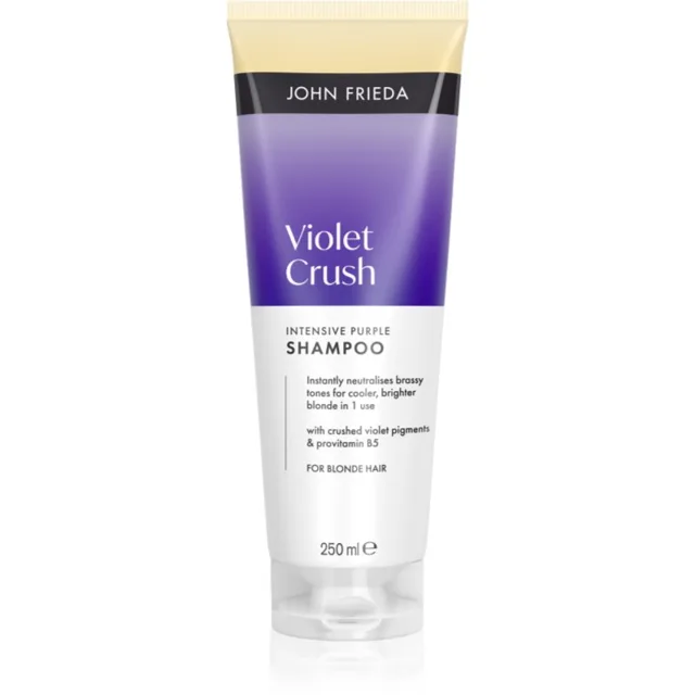 John Frieda Violet Crush Intense Purple Shampoo fialový šampon pro blond vlasy 250 ml