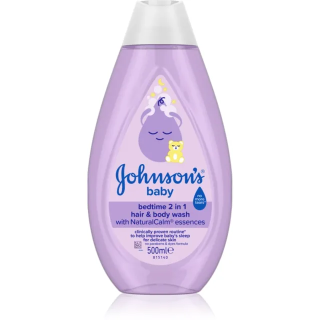 Johnson's® Bedtime mycí gel na tělo a vlasy na dobrou noc 500 ml