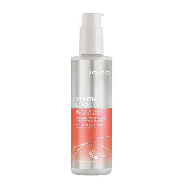 Joico Omlazující krém na foukání vlasů s kolagenem YouthLock (Blowout Cream) 177 ml