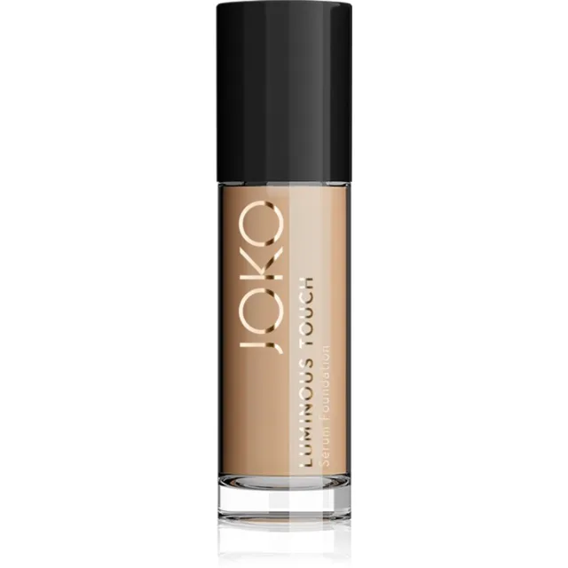 JOKO Luminous Touch lehký make-up pro jednotný tón pleti odstín 104 Warm Honey 30 ml