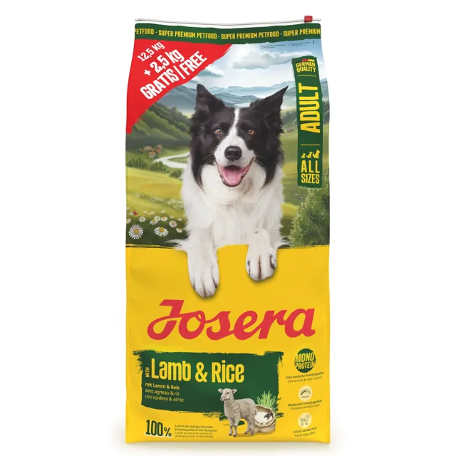 Josera, 12,5 kg + 2,5 kg zdarma - Medi/Maxi Junior Kids