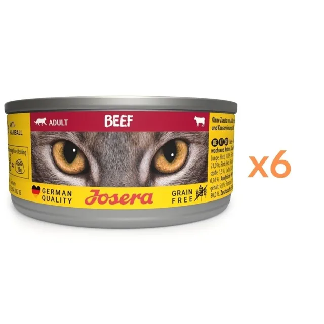 JOSERA Adult Beef 6x85g mokré krmivo pro kočky s hovězím masem