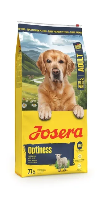JOSERA Adult Optiness 12,5kg pro psy středních a velkých plemen s jehněčím masem a rýží a velkými granulemi