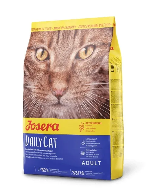 JOSERA Daily Cat 400 g bezobilné krmivo pro dospělé kočky