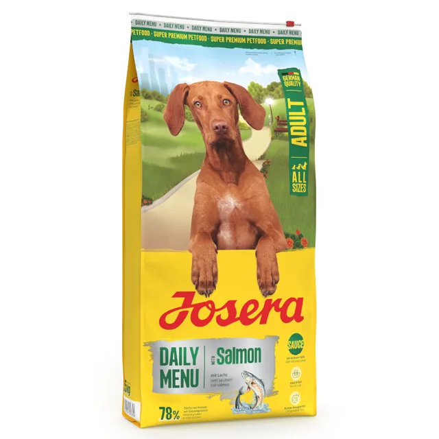 Josera Daily Menu Adult losos - 12,5 kg