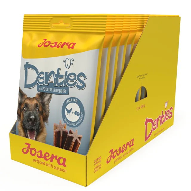 Josera Denties drůbeží s borůvkami - 180 g
