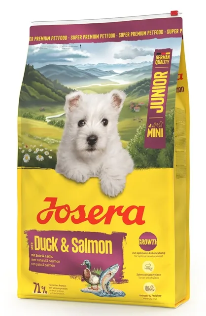 JOSERA Duck and Salmon Junior Mini 10 kg pro správný vývoj štěňat malých plemen