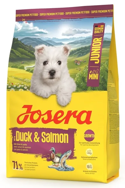 JOSERA Duck and Salmon Junior Mini 3kg pro správný vývoj štěňat malých plemen