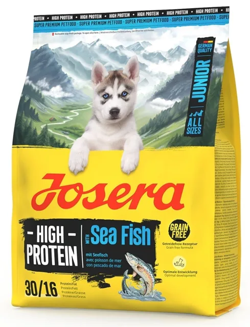 JOSERA High Protein Junior Sea Fish 900g vysoce bílkovinné krmivo pro štěňata