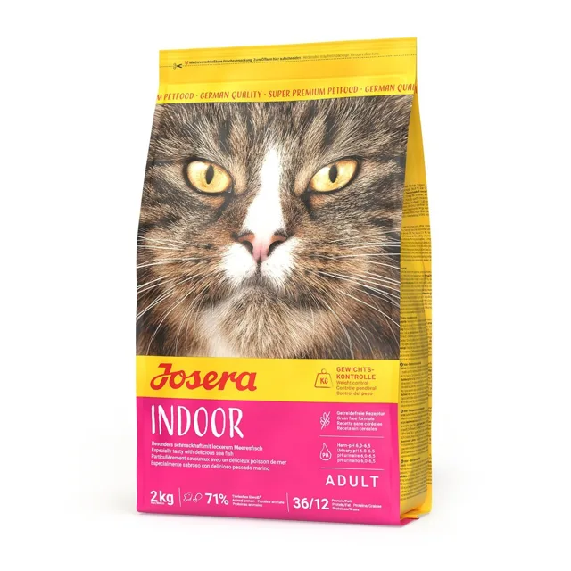 JOSERA Indoor Cat 2 kg bezobilné krmivo pro domácí kočky