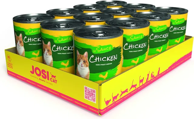 JOSERA JosiCat 12 x 415g kuřecí v omáčce