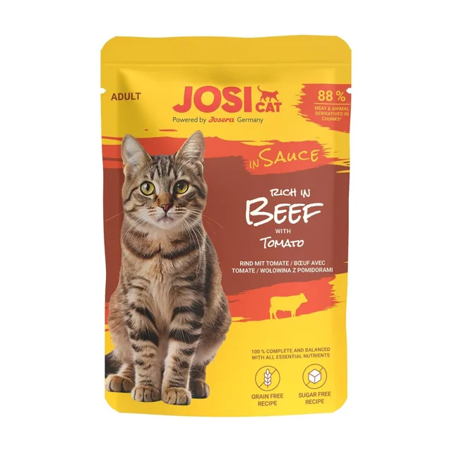 JOSERA JosiCat Bohaté na hovězí v omáčce 85 g krmivo pro kočky