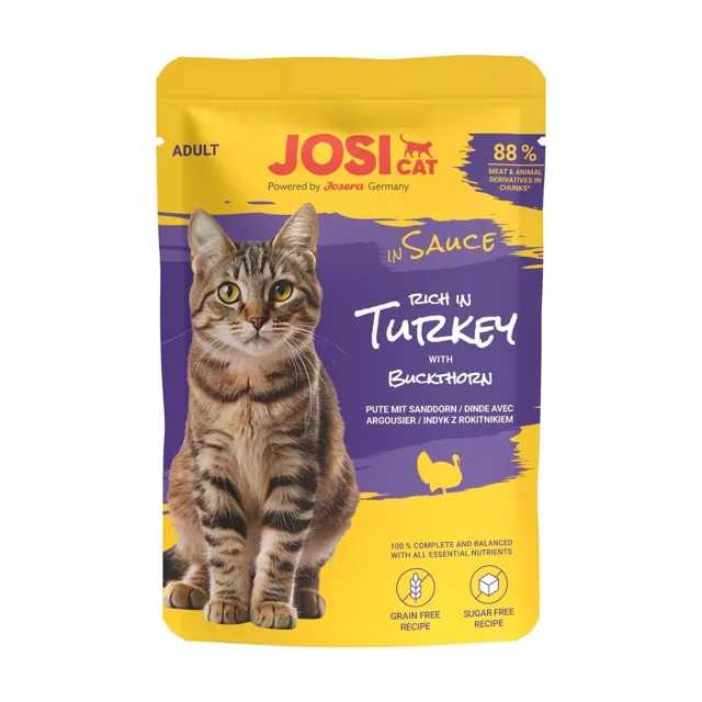 JOSERA JosiCat Bohaté na krůtí v omáčce 85 g krmivo pro kočky