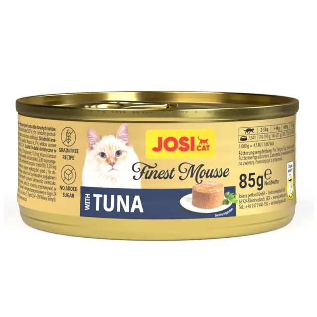 JOSERA JosiCat Finest Mousse with Tuna 85 g pěna s tuňákem pro kočky