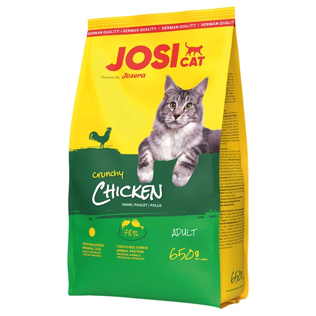 Josera JosiCat Křupavé kuře - výhodné balení: 2 x 10 kg