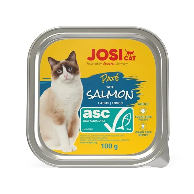 JOSERA JosiCat paštika s lososem 100g