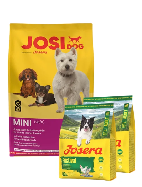 JOSERA JosiDog Mini 10kg + 2x900g krmiva ZDARMA