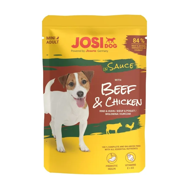JOSERA JosiDog Mini Adult Hovězí a kuřecí v omáčce 100 g krmivo pro psy malých plemen