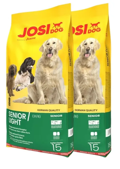JOSERA JosiDog Senior Light 2x15 kg pro starší a méně aktivní psy