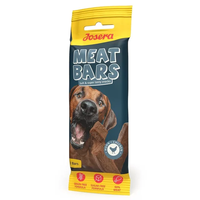JOSERA Meat Bars Chicken sušené kuřecí pamlsky ve formě tyčinek 12x40g