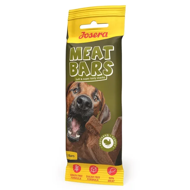 JOSERA Meat Bars Turkey sušené krůtí pamlsky ve formě tyčinek 40g