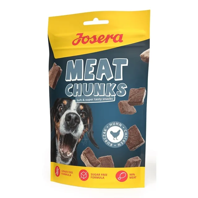 JOSERA Meat Chunks Chicken sušené kuřecí pochoutky 70g