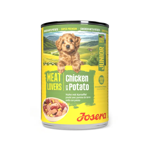 Josera Meat Lovers Junior Menu 6 ks (6 x 400 g) - kuřecí