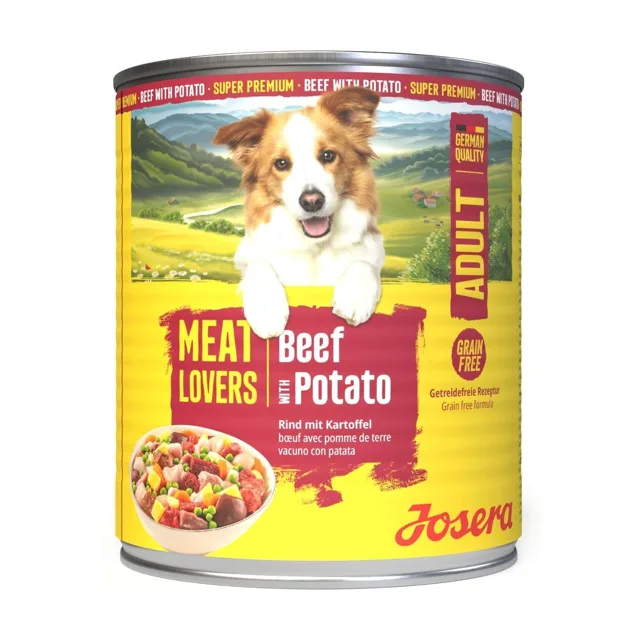 JOSERA Meat Lovers Menu Beef with Potato 800 g hovězí maso s bramborami, krmivo pro psy