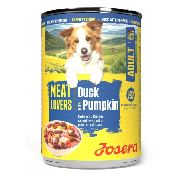 JOSERA Meat Lovers Menu Duck and Pumpkin 400 g kachna a dýně konzerva pro psy