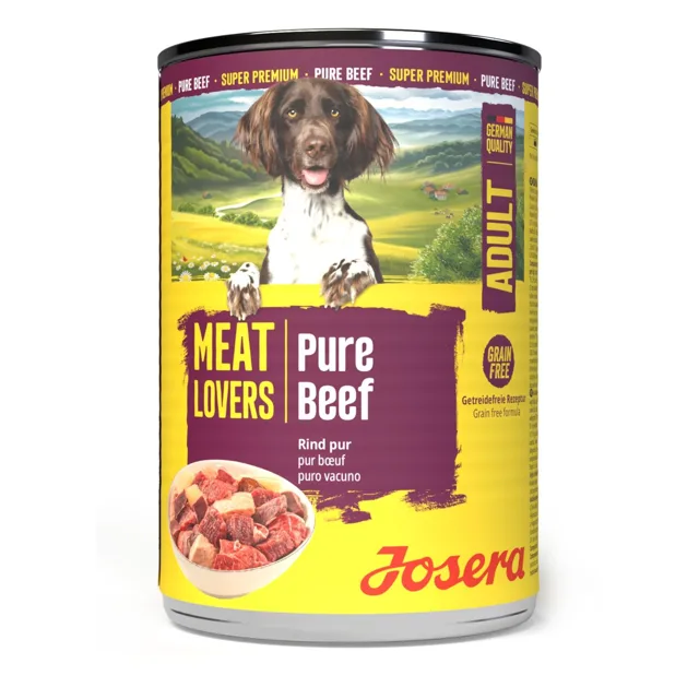 JOSERA Meat Lovers Pure Adult Beef 400 g hovězí, krmivo pro psy