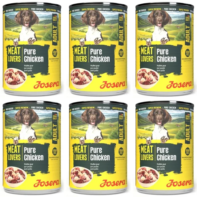 JOSERA Meat Lovers Pure Chicken 6x400 g kuřecí konzervy pro psy