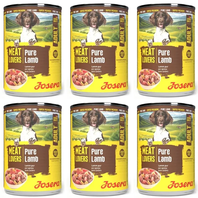 JOSERA Meat Lovers Pure Lamb 6x400 g jehněčí konzervy pro psy