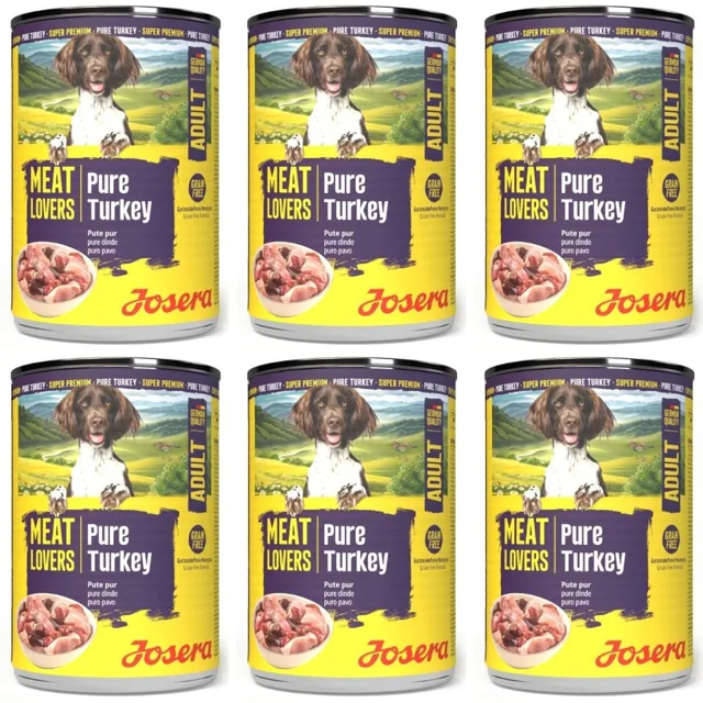 JOSERA Meat Lovers Pure Turkey 6x400 g krůta konzervy pro psy
