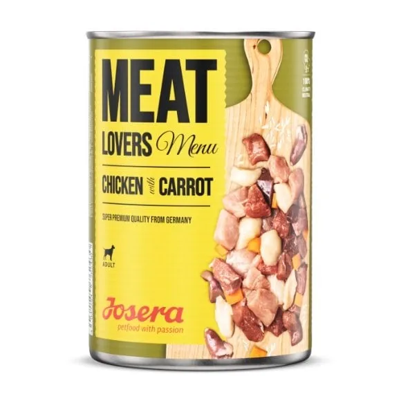 JOSERA Meatlovers Menu 400 g kuře s mrkví