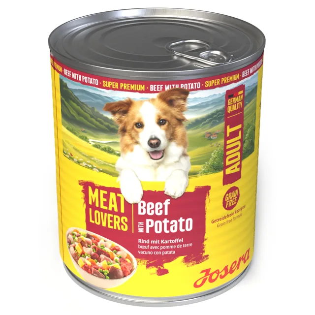Josera Meatlovers Menu 6 x 800 g - hovězí s bramborami (nový design)