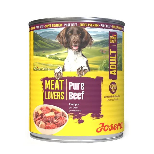 Josera Meatlovers Pure 12 x 800 g výhodné balení - hovězí (nový design)