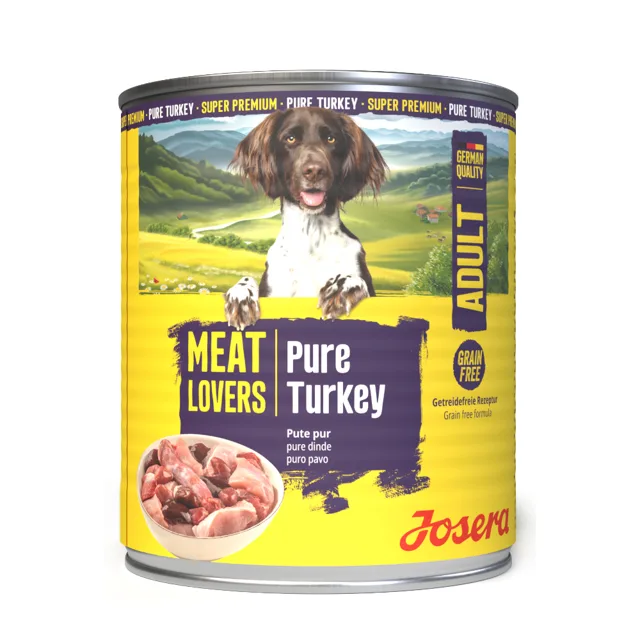 Josera Meatlovers Pure 12 x 800 g výhodné balení - krůtí (nový design)