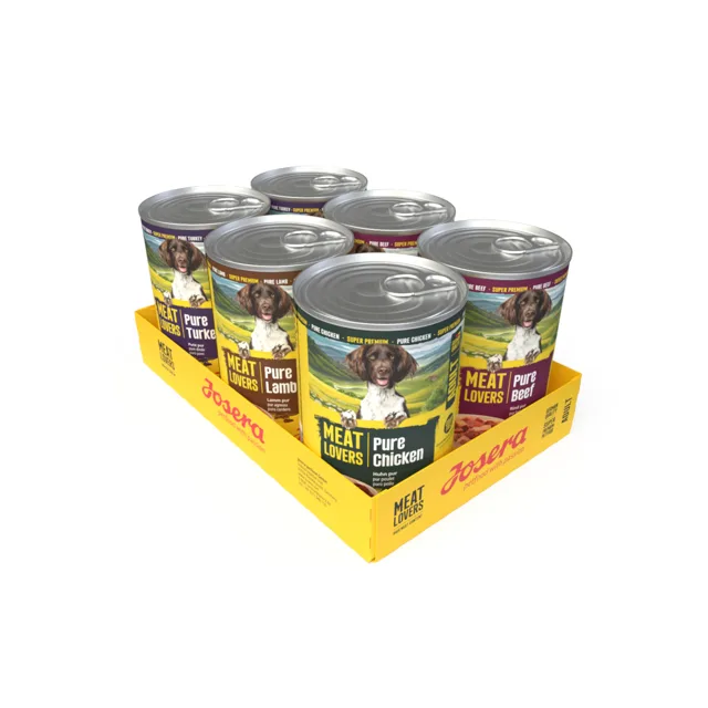 Josera Meatlovers Pure 12 x 800 g výhodné balení - mix (4 druhy, nový design)