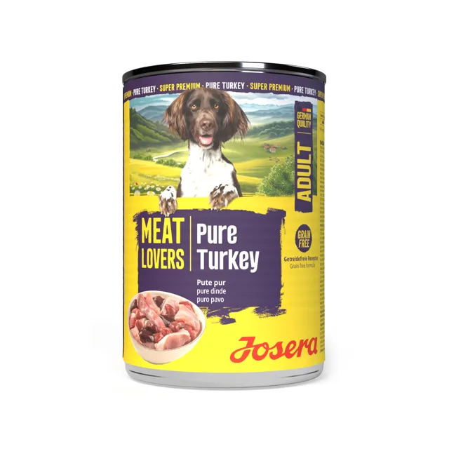 Josera Meatlovers Pure 6 x 400 g - krůtí (nový design)