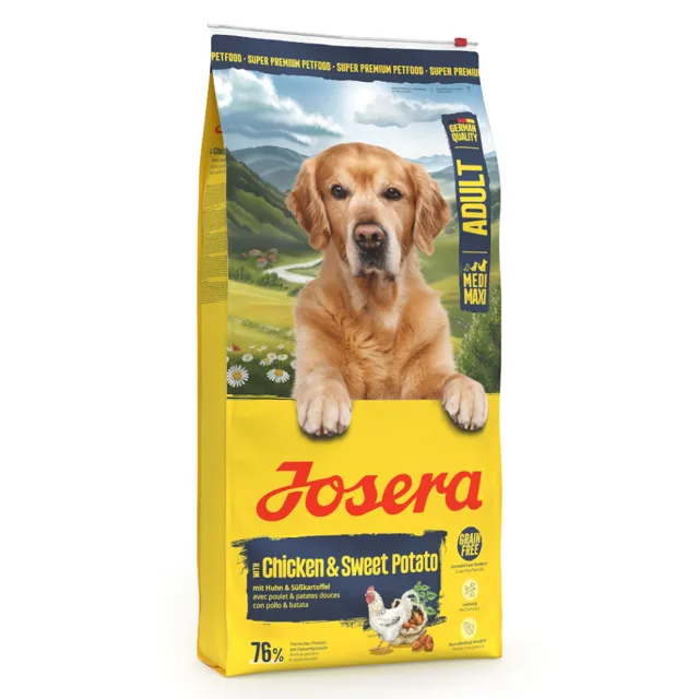 Josera Medi/Maxi Adult kuře a batát - výhodné balení: 2 x 12,5 kg