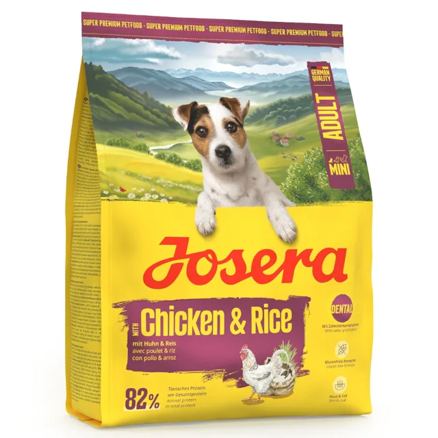 Josera Mini Adult Chicken & Rice - výhodné balení: 2 x 10 kg
