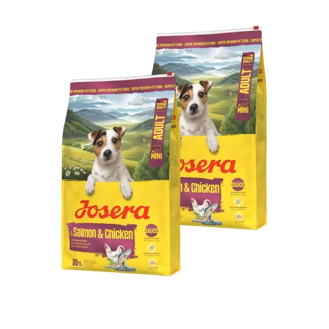 JOSERA Mini Adult Losos a kuře 2x10kg bezlepkové krmivo s omáčkou pro psy malých plemen