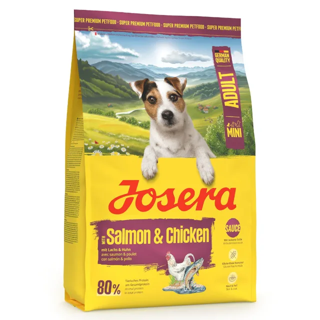 Josera Mini Adult Salmon & Chicken - výhodné balení: 2 x 10 kg