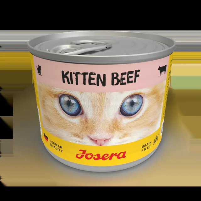 JOSERA mokré krmivo pro koťata s hovězím masem, konzerva 6 x 200 g