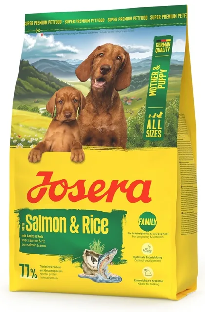 JOSERA Mother and Puppy Salmon with Rice 3kg pro štěňata, březí a kojící feny